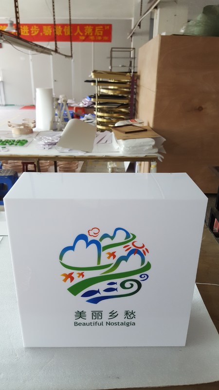 White 8500K Outdoor Double Sided Light Box Sign 2500*420*120mm